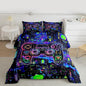 Feelyou Gamer Comforter Set Twin Size Modern Game Console Controller Comforter for Boys Girls Teens Joystick Bedding Set Gaming Duvet Set Room Decor Dazzling Quilt Set