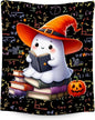 Girls Blankets - Kids Blanket Gifts for Toddler Teen - 50x60 Inch Cute Halloween Pumpkin Throw - Cozy Soft Fleece Reading Blanket for Couch Office Bed