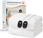 Heated Mattress Pad Queen Size with Dual Zone Control, 12 Heat Settings, 1-12H Timer, Preheat & Memory Function, Machine Washable Electric Bed Warmer, ETL & FCC Certified