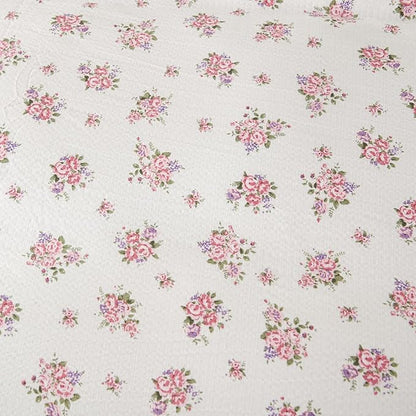 Floral Duvet Cover King Luxury Soft Brushed Microfiber Crinkle Gauze Fabric 3 Pieces Bedding Set Flower Pattern Duvet Cover King with Zipper Closure Breathable Comfy