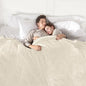 Electric Blanket Queen Size, Super Soft Cozy Upgraded Flannel Blanket Dual Control with 5 Heating Levels & 10 Hours Auto Off, Fast Heating Blanket & Overheat Protection, 84" x 90", White