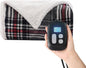 Heated Blanket Electric Blanket Full Size 72''x84'', Soft Flannel Heating Blanket with 12 Hour Auto Off - 10 Heat Settings - Machine Washable - Gray & Red