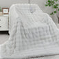 Heated Blanket Electric Queen- 84"x90" Soft Thick Bubble Electric Blanket for Sofa with 5 Heat Levels & 10 Hours Auto-Off Overheat Protection, Warm Cozy Gifts, Cream