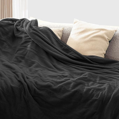Heated Electric Blanket 72'' x 84'' Full Size Soft Heated Blanket with 4 Levels of Heat ＆ 10 Hour Auto Off, Machine Washable, Iron Grey