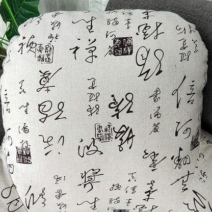 Bohemian Printed Reading Pillow with Support Arms Soft Bed Rest Pillows Back Support Cushion for Kids Reading Watching TV Sitting Up in Bed (23"×16"×10",White)