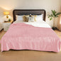 Electric Heated Blanket King Size - 90"x100", Soft Flannel Heating Blanket, 10 Heating Levels, 1-12 H Auto Shut Off, Breathable Warm and Washable for Bed, Light Pink
