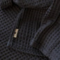 Premium Waffle Blanket California King Size Black - 100% Turkish Cotton, Light and Airy Waffle Weave All-Season Quilt - Luxury Decorative Bedspread (Black, Cal King 95" x 126" Inch)