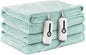 Electric Heated Blanket 84" x 90" Queen Size with Dual Control Warm Flannel Heated Blanket with 4 Heating Levels & 10 Hours Auto-Off, Fast Heating, Machine Washable, for Bedding - Light Green