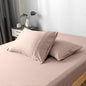 Bella Coterie | Luxury Bamboo Viscose King Size Pillowcase Set | 100% Organically Grown | Ultra Soft | Cooling | 2 Pcs [Dusty Rose]