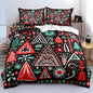 Christmas Duvet Cover Bedding Sets King Size for Kids Girls Teens, Christmas Petal Country Bedding Décor, 1 Duvet Cover and 2 Pillow Shams - 90x90 inches