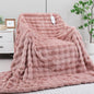 Heated Blanket Electric King- 100"x90" Soft Thick Bubble Electric Blanket for Sofa with 5 Heat Levels & 10 Hours Auto-Off Overheat Protection, Warm Cozy Gifts, Pink