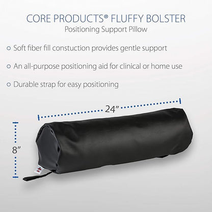 Core Products Fluffy Positioning Bolster - Black