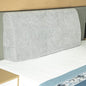 Headboard Wedge Pillow California King Headboard Pillow Memory Foam Reading Pillow Large Headboard Back Cushions for Bed Rest Light Gray