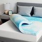 Novilla Full Memory Foam Mattress Topper 2 Inch, Cooling Gel Infused, Ventilated Pressure Relief Pad, Soft Comfort for Sofa, RV, Camper, Dorm Room