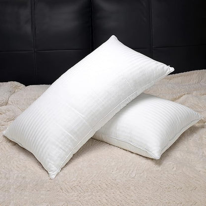 EverSnug Adjustable Layer Luxury Set of 2 Pillows for Side, Front & Back Sleepers, Cooling Hotel Pillows with 3 Layers, Down Alternative Pillow for Sleeping, Neck & Back Support (King)