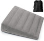 Inflatable Wedge Pillow for Sleeping, Portable Travel Wedge Pillow for Sitting in Bed, Inflatable Wedge Pillows for Travel, Blow Up Under Knee Pillow