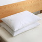 feather & loom Balance Bed Pillow, Memory Foam Core with Nano Feather Surround - Pack of 2 | Size: Jumbo