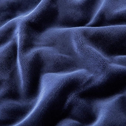 IR Imperial Rooms Navy Sherpa Fleece Throw Blanket Twin Size for Bed - Wholesale Bulk Pack of 12 Sherpa Blankets - Soft Fluffy Throw Blankets for Hotels, Guest Bedroom, 60x80 Inches