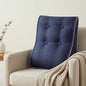 Daneey Reading Pillow for Bed Adult, Back Support Pillow for Bed, Sit Up Pillow Backrest Deep Blue, 20 * 9 * 22IN