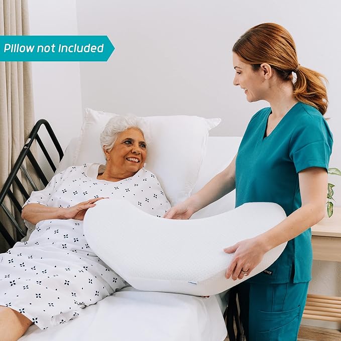 Lunderg Comfort Focused Pillowcase Replacement for Bedsore Pillow Positioning Wedge - Premium Comfort Fabric - Pillow NOT Included