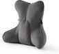 Lumbar Support Pillow – Ergonomic Multi-Zone Back Cushion for Lower Back Pain Relief, Ideal for Office Chair, Car Seat & Home Reading,Steel Gray