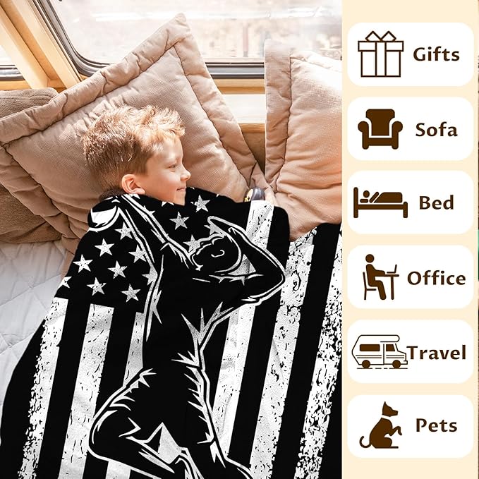 Boys Blanket Volleyball Stuff Gifts Ideas for Kids Teens 8-12, 60x50 Inches Plush Comfy Soft Sports Throws for Couch Bed Home Decorations