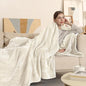 Electric Blanket Full Size, Super Soft Cozy Upgraded Flannel Heating Blanket with 6 Heating Levels & 1-10 Hours Auto Off, Fast Heating & Overheat Protection, 72" x 84", White