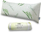 OMEO Full Rayon Bamboo Fiber Pillow Memory Foam Body Pillow for Side Sleeper, Huggable Long Body Pillow for Adults with Washable Pillowcase with Zipper, 20x54 Inch