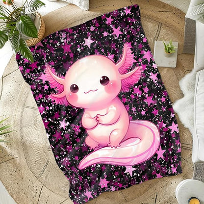 Girls Blanket for Kids Gift for Cute Animal Lovers Gift for Girls Women, Warm Cozy Soft 80 x 60 Inches Flannel Throws for Travel Bed Living Room Sofa