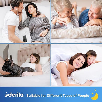 Derila King Size Pillow Case | Designed to Keep Your Memory Foam Pillow Covered and Protected with This Crisp, Clean, White Pillowcase Made from Premium Materials