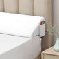 Vekkia King Bed Wedge Pillow for Headboard Gap/Bed Gap Filler/Mattress Wedge to Fill 0-6" Gap Between Headboard and Mattress (White 76"x10"x6")
