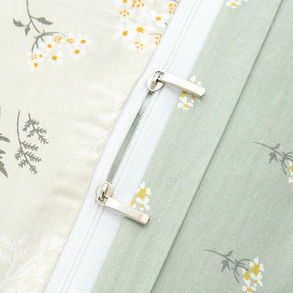 Jane yre Floral Duvet Cover King, Brushed Microfiber 3 Pieces Bedding Set King, Garden Style Flower Pattern Flower Duvet Cover, with Zipper Closure, Luxury Soft Breathable Comfy