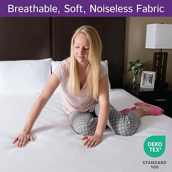 RV Short Queen Mattress Protector – Mattress Cover for 60"x75" Bed - 100% Waterproof, Noiseless, Hypoallergenic Fitted Sheet Mattress Protector for Camper