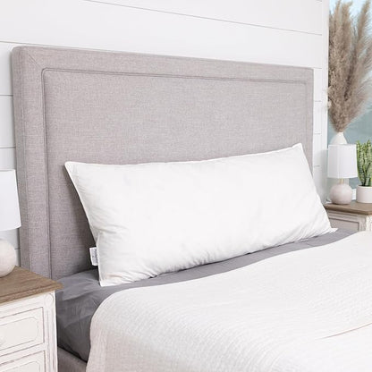 White Goose Feather and Down Body Pillow – Pillows Size 20 Inches x 60 Inches