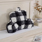 Reading Pillows for Boyfriend Adult,Velvet Back Pillow Bed Wedge Large, Back Rest Support Cushion for Sitting Up in Bed/Couch for Bedrest 18inch-Checkerboard Print in Black/White