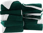 IR Imperial Rooms Emerald Green Sherpa Blankets Queen Size for Bed - Wholesale Bulk Pack of 9 Sherpa Blankets - Soft Fluffy Throw Blanket for Hotels, Guest Bedroom, 90x90 Inches
