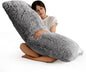 HIGOGOGO Body Pillow for Adults Extra Long Full Body Pillow with Removable Cover and Memory Foam Filling, for Side Sleepers and Pregnancy, Soft Support Pillow, Machine Washable (20x54 Inch)