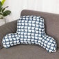 Bohemian Printed Reading Pillow with Support Arms Soft Bed Rest Pillows Back Support Cushion for Kids Reading Watching TV Sitting Up in Bed (23"×16"×10",Ice Bear)