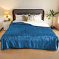 Electric Heated Blanket King Size - 90"x100", Soft Flannel Heating Blanket, 10 Heating Levels, 1-12 H Auto Shut Off, Breathable Warm and Washable for Bed, Lake Blue