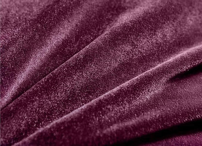 Triangular Reading Bed Rest Pillow Large Bolster Cushion Headboard Backrest Wedge Pillow with Removable Cover and Two Large Side Pockets (Dark Purple, California King: 71 x 8 x 20 inches)