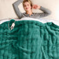Homemate Heated Blanket Electric Throw - 50"x60" Heating Blanket Throw 1/2/4/6/8 Hours Auto-Off 10 Heat Levels Over-Heat Protection Luxury 800 GSM Faux Fur 200 GSM Sherpa ETL Certification