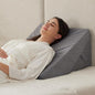 Bed Wedge Pillow for Sleeping, 9&12 Inch Adjustable Wedge Pillow Set for After Surgery, Triangle Pillow for Back Pain Relief, Leg Support, Acid Reflux, Gerd, Velvet