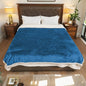 Electric Heated Blanket Twin Size - 62"x84", Soft Flannel Heating Blanket, 10 Heating Levels, 1-12 H Auto Shut Off, Breathable Warm and Washable for Bed, Lake Blue