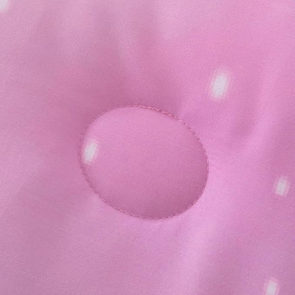 4Pcs Pink Comforter Set Full for Kids Girls, Pink Art Tie Dye Bedding Sets with Sheets, Bed in A Bag Full(1 Comforter, 1 Flat Sheet, 2 Pillowcases)