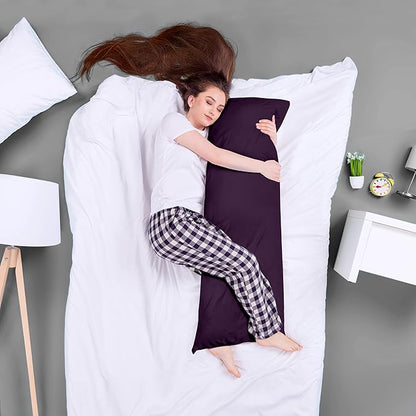 Utopia Bedding Full Body Pillow for Adults (Purple, 20 x 54 Inch), Long Pillow Insert for Sleeping, Ideal for Side Sleepers