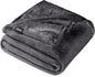 Bare Home Fleece Blanket - King Size - Ultra-Soft Lightweight for Bed, Sofa, and Couch - Luxury Microplush - Cozy Warm Blanket (King, Forged Iron Grey)