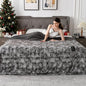 WOOMER Heated Blanket Full Size Electric Blanket 77"x 84", Soft Faux Fur Fast Heating Blanket, 10 Heating Levels & 0.5-12H Auto Off, Over-Heat Protection, ETL Certification