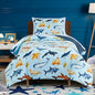 Kids Comforter Set Twin Size for Boys, Glow in The Dark Sea World Bedding Set 1 Comforter, 1 Decor Pillow, 1 Pillow Shams