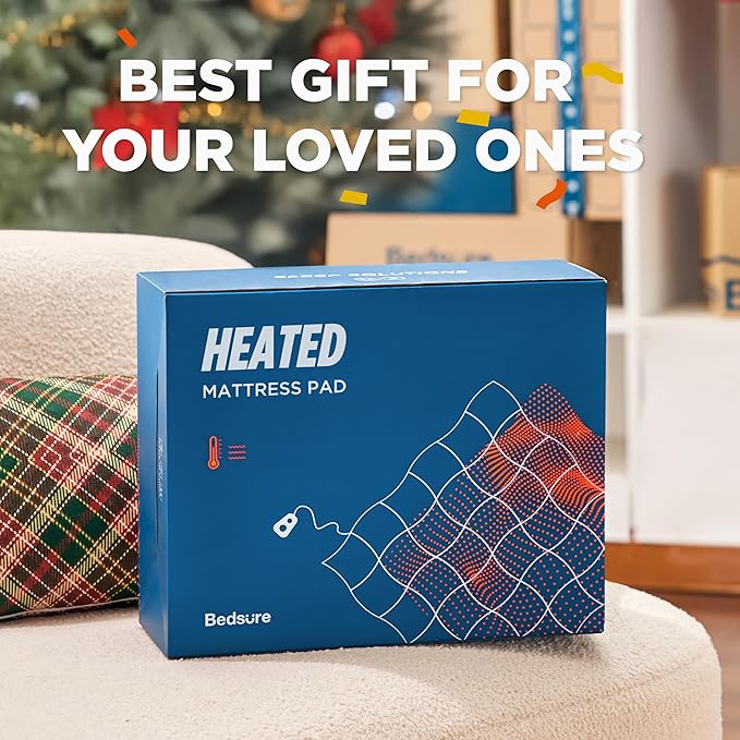 Bedsure Heated Mattress Pad Full - Bed Warmer with Memory & Preheat Functions, 12-Hour Auto Off & 10 Heat Settings, Single Controller, Fast Heating, Coral Fleece Electric Mattress Pad Full, 54"x75"