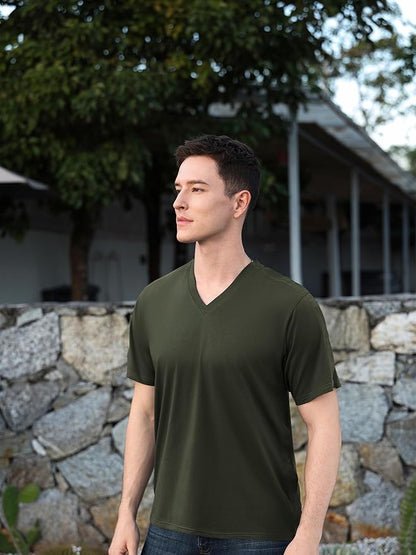 Magnetic Buttons Post Shoulder Surgery Recovery Shirt for Men V-Neck Tear Away Adaptive Chemo Port Clothing for Women